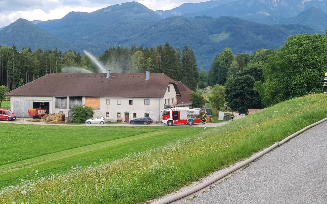 Einsatzübung Landwirtschaftliches Objekt – Einsatzmannschaft übt für den Ernstfall