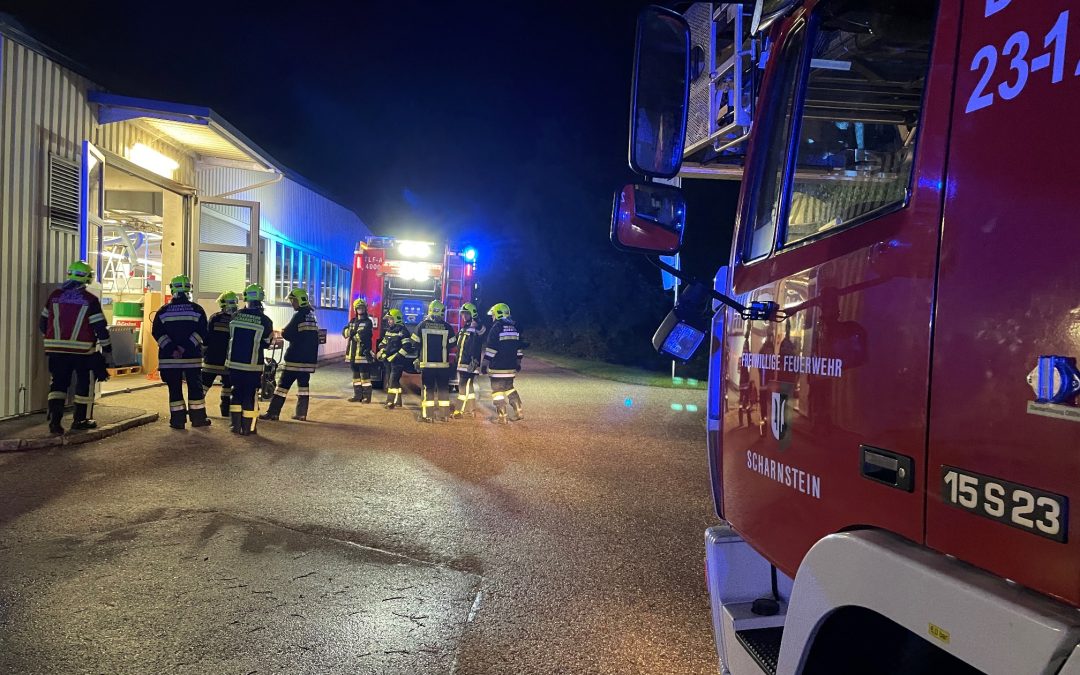 Brandmeldealarm – defekte Ölleitung verursacht Rauchentwicklung