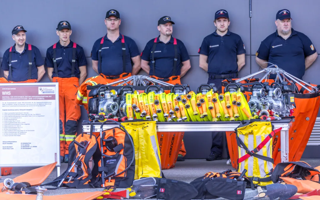 Neues Gerät für den Waldbrandstützpunkt Scharnstein