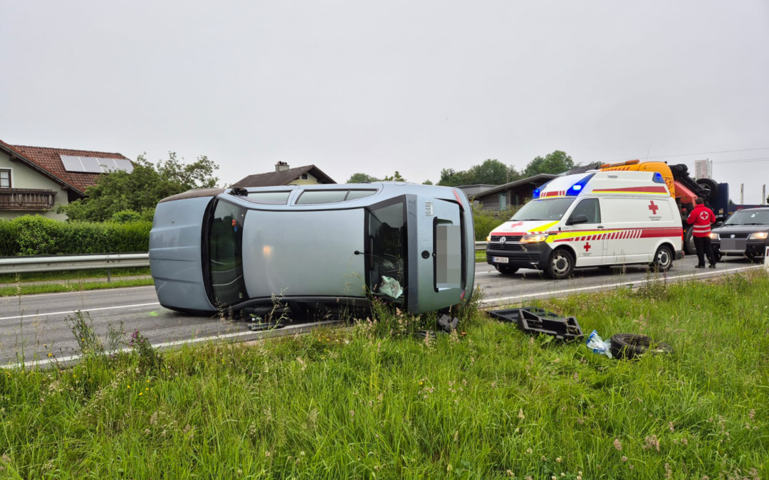 Verkehrsunfall endet glimpflich